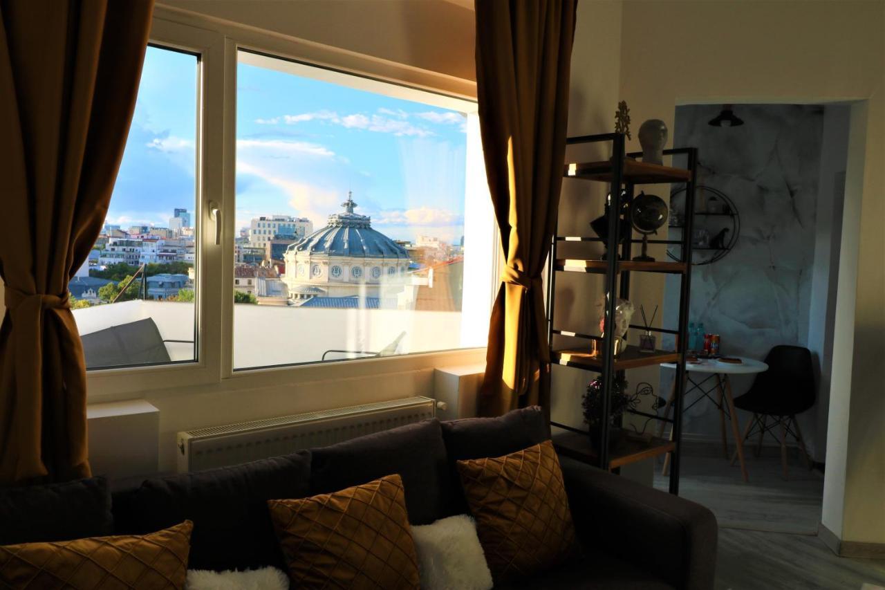 Athénée Palace Apartment - Panoramic View Terrace&Balcony - FREE MINIBAR Bucarest Exterior foto