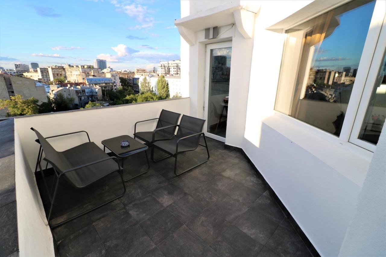 Athénée Palace Apartment - Panoramic View Terrace&Balcony - FREE MINIBAR Bucarest Exterior foto