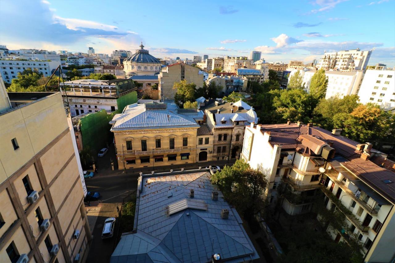 Athénée Palace Apartment - Panoramic View Terrace&Balcony - FREE MINIBAR Bucarest Exterior foto